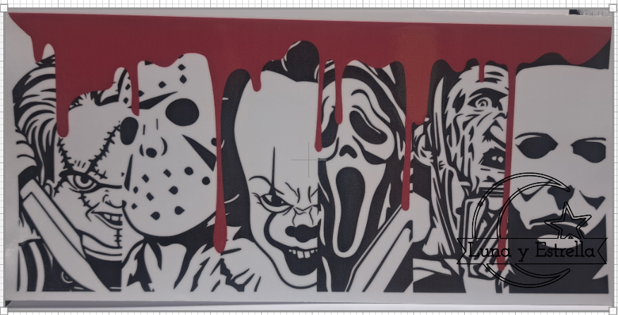 Horror with blood